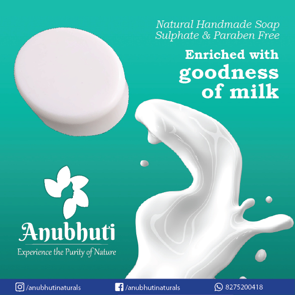 Anubhuti Soaps Goat Milk social media posts