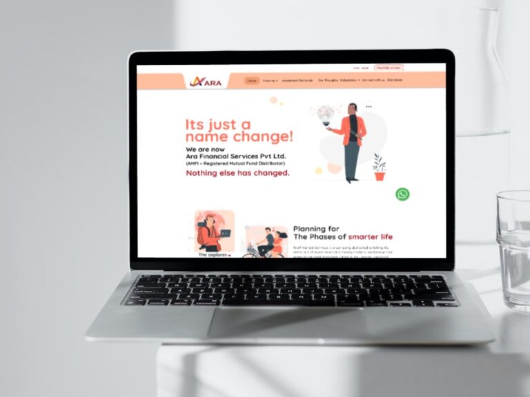 ARA Finserve, Bengluru website design